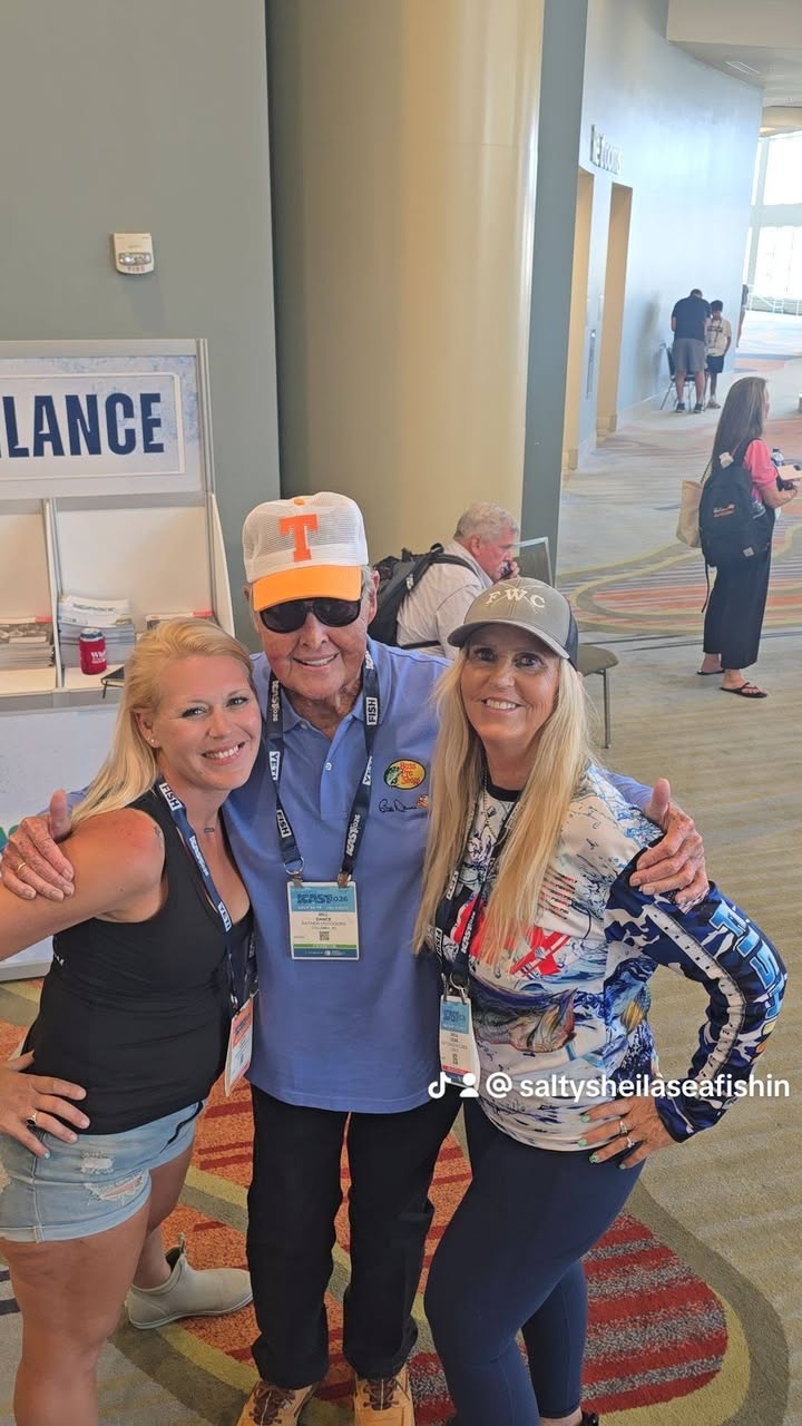 Sheila Bowen Crowe is with Shelsea Henderson. 🥰BILL DANCE Ya'll. I know my daddy is smiling down from Heaven let me tell ya! 🥹 ICAST Bill Dance